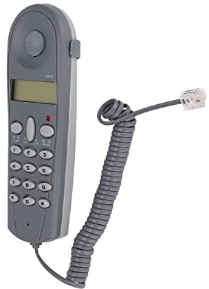 Kleines Schnurgebundenes Telefon, Montierbares Telefon Zum Aufhängen an der Wand, Geräuschunterdrückung, Große Taste, Wahlwiederholung, an der Wand Montiertes Festnetz für die Familie Im Hotelzimmer