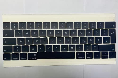 ICTION Ersatz-Tastenkappen für MacBook Pro 33 cm (13 Zoll), 38,1 cm (15 Zoll), A1706, A1707, Ende 2016, Mitte 2017
