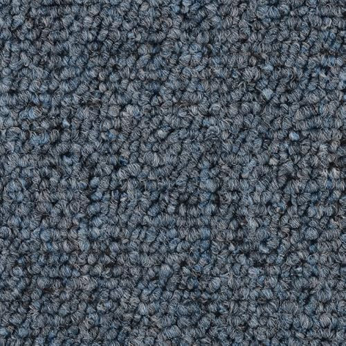 SchönesWohnen Teppichboden Riga Auslegware blau grau 400x800cm