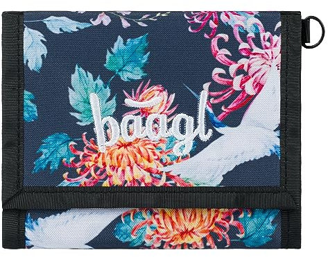 Geldbeutel Jungen Mädchen Geldbörse Kinder Kleines Portemonnaie Teenager Geldtasche Kinderportmonee (Birds)
