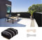 Sonnensegel Sichtschutz Sun Mesh Shade Net Balkon-Sichtschutzzaun, verdicktes HDPE-Gewebe, UV-beständig, schweres Mesh-Schatten Segel Stoff Sonne for Zuhause, Garten, Außendeck, Privatsphäre, 95% BES