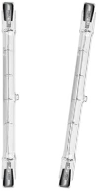 PRIOKNIKO R7S Halogen-Leuchtmittel, linear, 100 W, 200 W, 300 W, 400 W, 1000 W, 1500 W, 4000 lm, Warmweiß, 2800 K, 220 V, 78 mm, 118 mm, 189 mm, 254 mm, 360 Grad, dimmbar, Lig,J254-1000 W