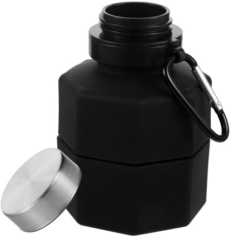 VANZACK Large Capacity Sports Water Bottle Dumbbell Shape Kettle Portable Fitness Bottle Green Running Water Cup