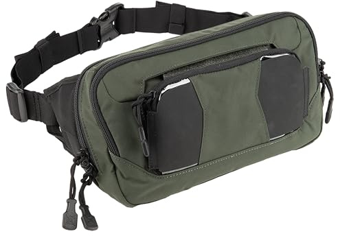 Vertx S.O.C.P. Taktische Bauchtasche, CCW Crossbody Hüfttasche für Damen und Herren, verdecktes Tragen, EDC, Reisen, Arbeit, Rudergrün, S.o.c.p. CCW Taktische Bauchtasche, Crossbody-Hüfttasche für
