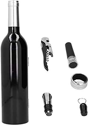 AONYAYBM Ensemble Ouvre-vin Innovant avec Boîte en Forme de Bouteille, Kit Ouvre-vin Portable, Ouvre-vin Facile à Utiliser, Tire-bouchon à Vin, Tire-bouchon Multifonctionnel pour une Utilisation dans