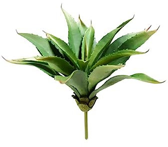 kesurpae Suculentas Artificiales Grandes Plantas de Aloe de imitación hogar jardín balcón Maceta decoración de Paisaje para Accesorios de Interior