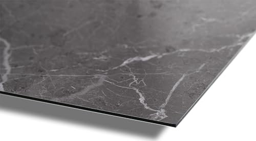 AUPROTEC Aluverbundplatte 3mm Aragon Dark 1000 x 1500 mm Rückwandpaneel Aluminium Verbund Platte I wasserbeständige Wandverkleidung I Wanddeko für Wohn- und Feuchträume Auswahl: 100x150 cm