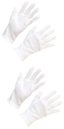 HEALEEP 24 Paare Industriehandschuhe Puderfreie Handschuhe Schutzhandschuhe Aus Baumwolle Handschuhe Zum Färben Von Haaren Handschutzhandschuhe Arbeit Wen Wan Baumwoll-handschuhe Weiß