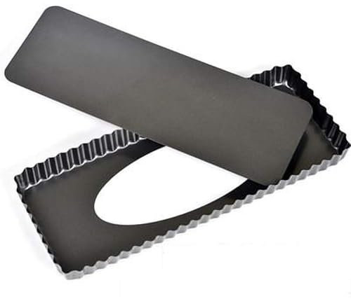 meleg otthon Tarteform,Quicheform,Non-stick Mit Hebeboden Torte Baking Pan,Obstku chenform und Backform (Black)