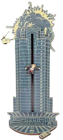 Weihnachts-Adventskalender – Die Hard Adventskalender – Hans Gruber Falling Off Of Nakatomi Plaza | Weihnachts-Countdown-Kalender Die Hard Adventskalender Hans für Tischdekorationen und Weihnachten