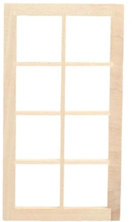 Milageto Puppenhaus Miniatur Fenster Holz Möbel DIY Szene Modell Dekoration Robuste Konstruktion