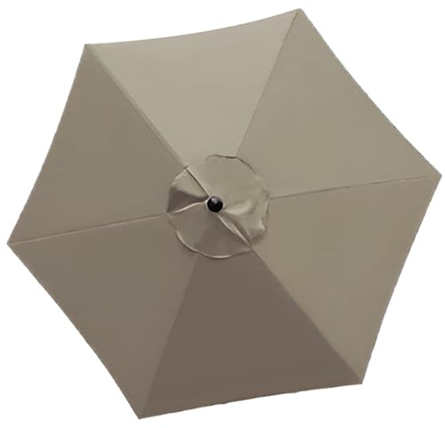 Ersatz-Sonnenschirm-Baldachin, Markttisch-Schirmtuch, Stoffbezug für Regenschirm-Überdachung