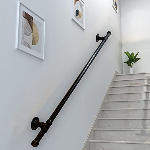 Barra di sostegno per esterni, resistente, 80-300 cm, kit di supporto per scale e ringhiere per terrazza, finestra, balcone, parapetto, resistente e maniglie per uso esterno