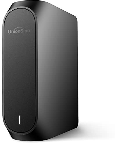 UnionSine Disque Dur Externe 20 to 3,5 USB 3.0 HDD Compatible for PC/Ordinateur de Bureau/Ordinateur Portable/Mac/Xbox/Xbox One/PS4/TV (Noir)
