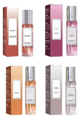 2025 Frauen Duftset,Pheromon Parfüm Kollektion,Pheromone Parfum Woman,Pheromon Parfüm,Roll-On Parfüm,Parfüm Erfrischend,Langanhaltendes leichtes Parfüm,Parfüm für Frauen (G#4 Stück)