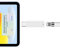 Adattatore USB C per Apple Pencil 1a Generación, Adattatore di Ricarica per iPad Penna Prima Generazione, Accoppiamento Bluetooth per iPad 10a Gen e iPad A16 2025, USB C a Lightning per Apple Pencil 1