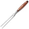 11.5 Inch Stainless Steel Meat Carving Fork with Wooden Handle, Two BBQ Fork for Chicken, Turkey, Beef for Grilling, Roasting, Slicing, and Serving, Heavy Duty Kitchen Tool(Color:Silver)