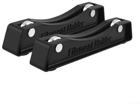 2 verstellbare Filament-Spulenhalter für 3D-Drucker mit Kugellagern, robustes Kunststoff- und Metalldesign für zuverlässige Filamentdosierung