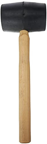 Laser 0434 - Martillo de goma (tamaño grande, 1 kg)