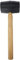Laser 0434 - Martillo de goma (tamaño grande, 1 kg)