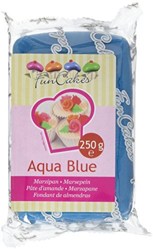 FunCakes mandelhaltige Zuckermasse Aqua Blue, 1er pack (1 x 250g)