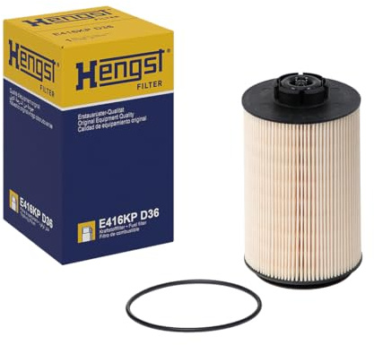 HENGST - E416KP D36 - Kraftstoff-Filtereinsatz für KFZ | Entfernt Staub und Schmutz - Schützt den Motor und das Einspritzsystem