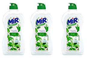 Mir Vaisselle Secrets de Nature – Liquide Vaisselle – Thé Vert – Lot de 3 x 500mL
