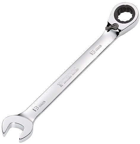 Draper 52001 8230RMMB Hi-Torq Metric Reversible Ratcheting Combination Spanner, 13mm,Blue
