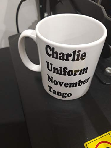 Charlie Uniform November Tango - Funny Novelty Phonetic Tea/Coffee Mug/Cup - Great Gift Idea