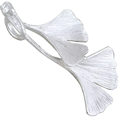 AFP Damen Anhänger Ginkgoblatt 925 Sterling Silber AS-14
