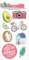 American Crafts Amy Tan Stay Sweet Stickers 8/Pkg-Embossed Icons