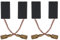 2 Paar 1607014144 1607014145 Winkelschleifer Kohlebürsten 5x8x15mm Kompatibel mit Bosch GWS 600 GWS 660 GWS 6-100 GWS8-125C