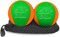 Activ Life Skip Wasserspringender Fußball-Freizeitball – 2-Zoll-Kinderball mit Sprungscheibe, 2er-Pack, Grün/Orange