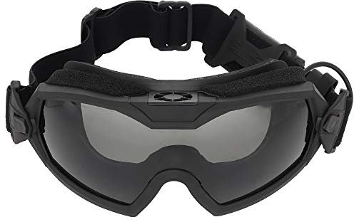 Lejie Gafas Airsoft, Gafas de Seguridad Tácticas Gafas Militares Antiniebla con Sistema de Ventilador para Paintball Montar Tiro Caza Ciclismo Motocicleta