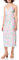 NA-KD Halterneck Midi Dress Vestido, Flor Morada, 38 para Mujer