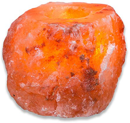 Giggi Himalayan Salt Lamp Tea Light Candle Holder, Natural Pink Tea Light Candle Holders, Himalayan Pink Salt Tealight Candle,Tealight Candle Set Aromatherapy Candle for Meditation Accessories