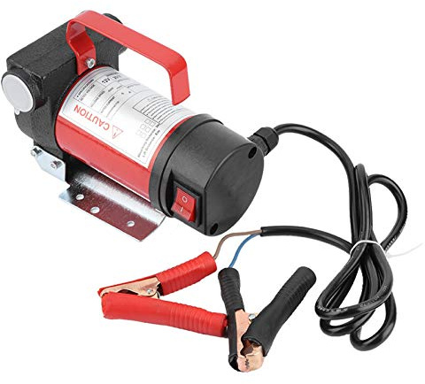 Ölabsaugpumpe Dieselpumpe 12V 160W, Heizölpumpe Selbstansaugend Dieselpumpe, elektrisch Ölpumpe Ölwechsel Pumpe 40l/min Umfüllpumpe Geeignet zum Pumpen von und Kerosin