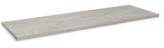 Calandrelli Mensola da Muro con Staffe 90x30 cm Cemento | materiale nobilitato