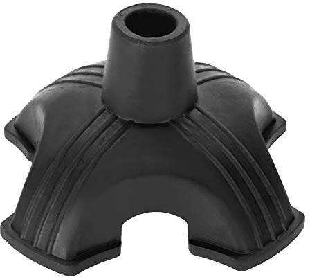 Gehstock, 19 Mm rutschfeste Gehstöcke, rutschfeste Gehstöcke Mit Vierfüßiges, Spazierstock Spitzen Aus Gummi Krücken Mit Rutschfestem Griff Und Vier Füßen Aus Weichem Kunststoff