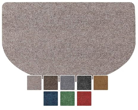 ANRO Schmutzfangmatte Fußmatte Türmatte Eingangsmatte Poet Beige 45 x 75 cm | Material: Polypropylen, Rücken: TPE-Gummi rutschhemmend, Höhe: 5 mm, Einsatz: Türvorleger für Haustür, Flur, innen & außen