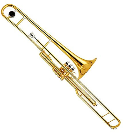 Ventilposaune Hochwertige Goldlack-Kolbenventile Posaune