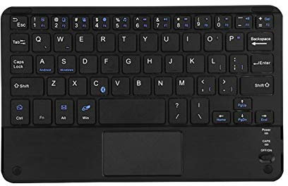 Niiyen Clavier Bluetooth, Clavier Bluetooth sans Fil Micro USB de 7 Pouces avec pavé Tactile, Distance de Travail de 10 m, 90 Heures, Film UV, adapté pour Tablette PC Windows, 7,9 × 5,0 × 0,24 Pouces