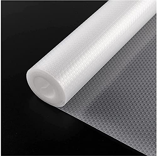 Zindoo Schubladenmatte 50x150cm Antirutschmatte Zuschneidbar Schoner für Schublade Regal im Schrank, Schutz vor Kratzern und Feuchtigkeit Transparent