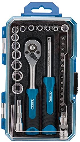 Draper 04777 Socket Set, 1/4 Sq. Dr. (35 Piece)