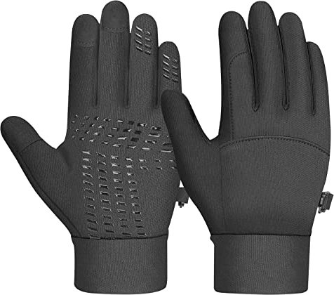 BLUEVER OutdooKinder Winterhandschuhe, Winddichte, warme Handschuhe, rutschfeste Touchscreen-Fahrradhandschuhe für 4-12 Jahre alte Kinder, Jungen, Mädchen-Sport, Winterhandschuhe (XL)