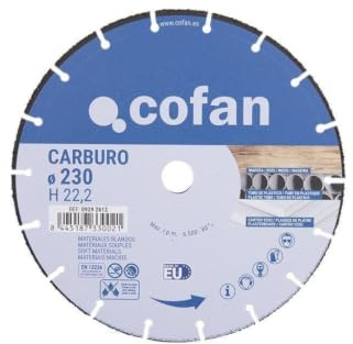 Spezialscheibe aus Carbon, weiß, Ø230 x 2,6 mm