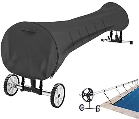 - Funda Protectora para enrollador Piscina, Cubierta protección Solar para enrollador Piscina en Verano, Accesorios Piscina al Aire Libre fáciles Limpiar y Usar