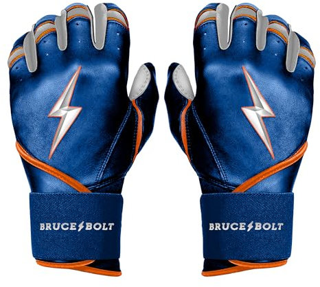 BRUCE BOLT Nimmo Series Schlaghandschuh mit langer Manschette, Blau, Größe XXL