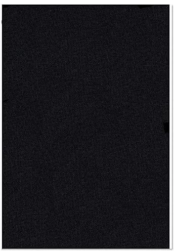 1 Stück Leinen Selbstklebende Stoffe Patches,Leinenstoff Reparatur Patches,Leinen-Reparaturflicken,Reparaturflicken für Reparieren Sie Löcher,Sofas,Kleidung,Autositze,Daunenjacke,20x25 cm,Schwarz