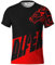 Mountainbike MTB Top Kurzarm Atmungsaktiv Bequem Weich Feuchtigkeitstransport - Radtrikot - Jersey - Fahrradshirt Kurzarm - Radshirt - Bikeshirt MTB,T-Shirt Schnell Trocknen (Rot,L)